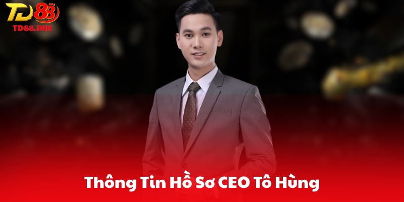 Thông Tin Hồ Sơ CEO Tô Hùng